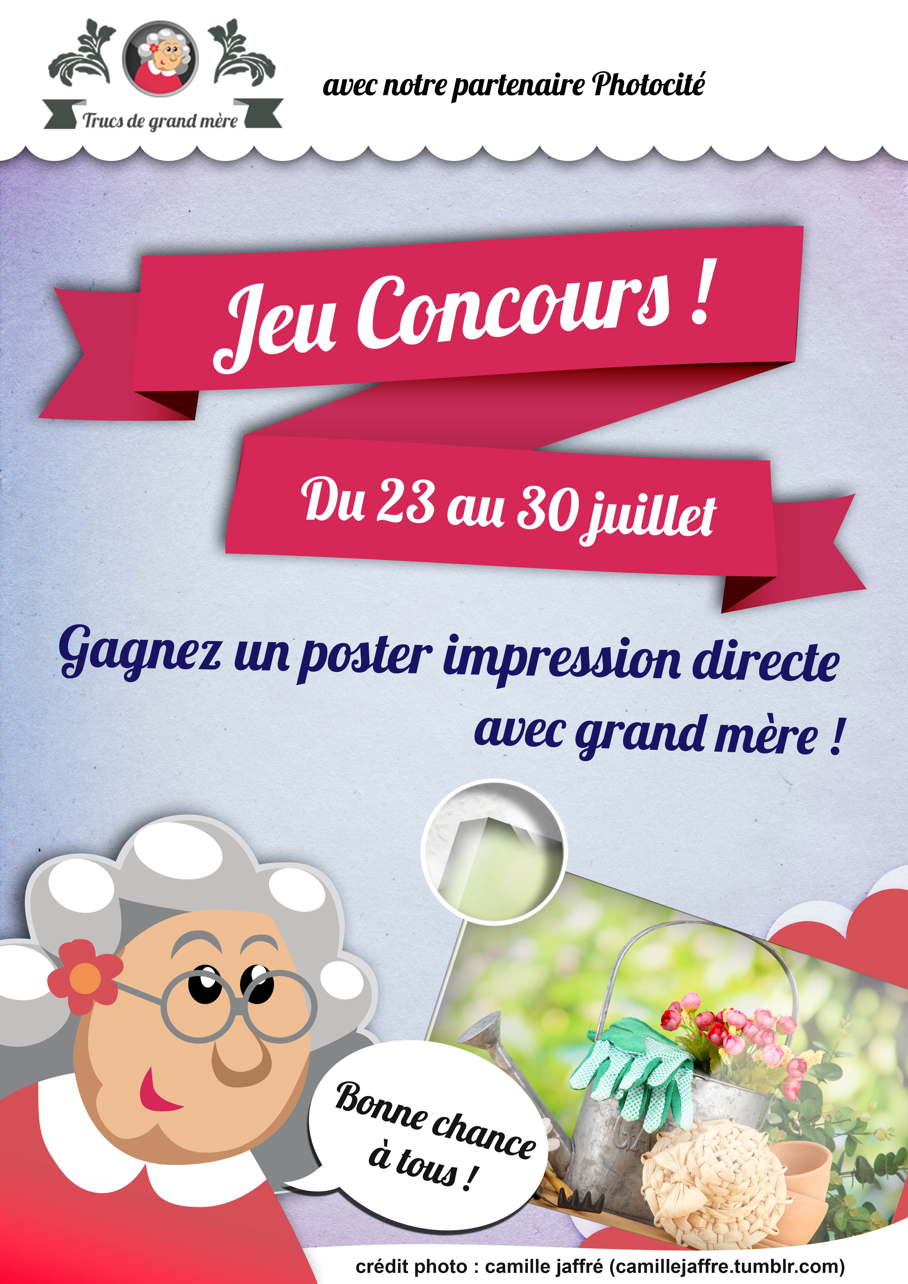 Jeu concours Trucs de grand-mère